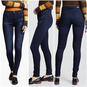 •AG ADRIANO GOLDSCHMIED• The Farrah High-Rise Skinny Jean SOUTH GATE
